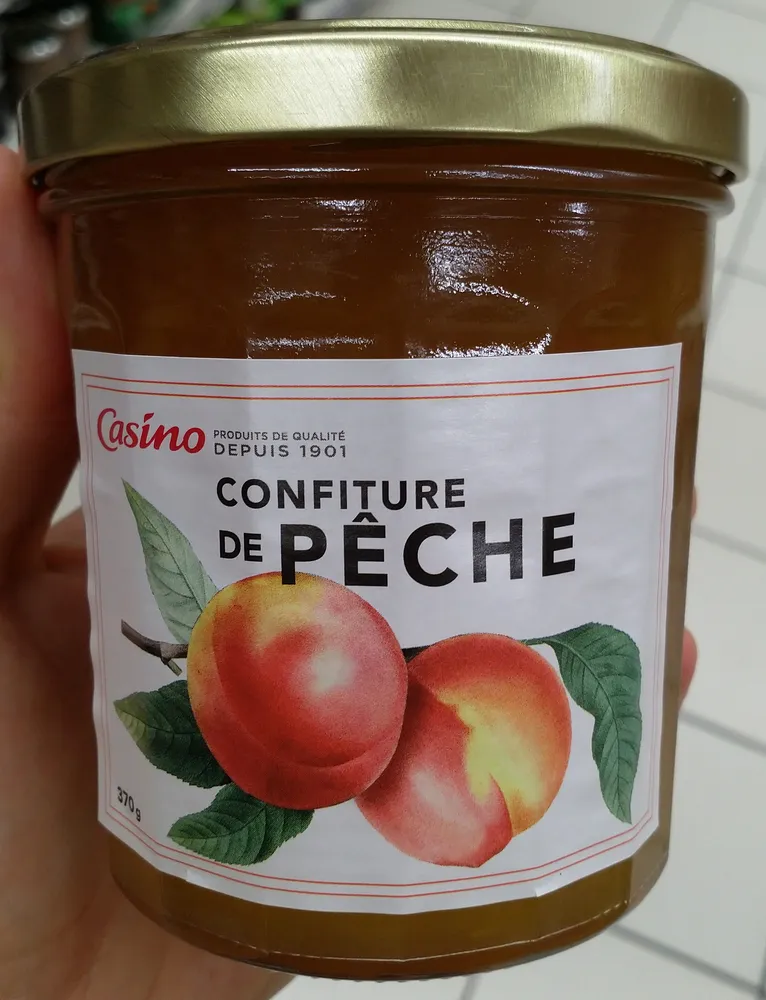 Confiture de pêche