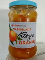 Marmelade allégée d'orange 30% de sucres en moins