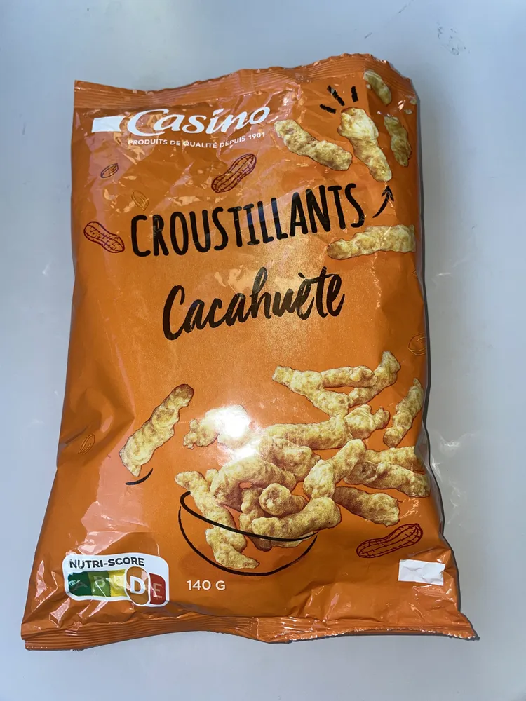 Croustillants goût cacahuète