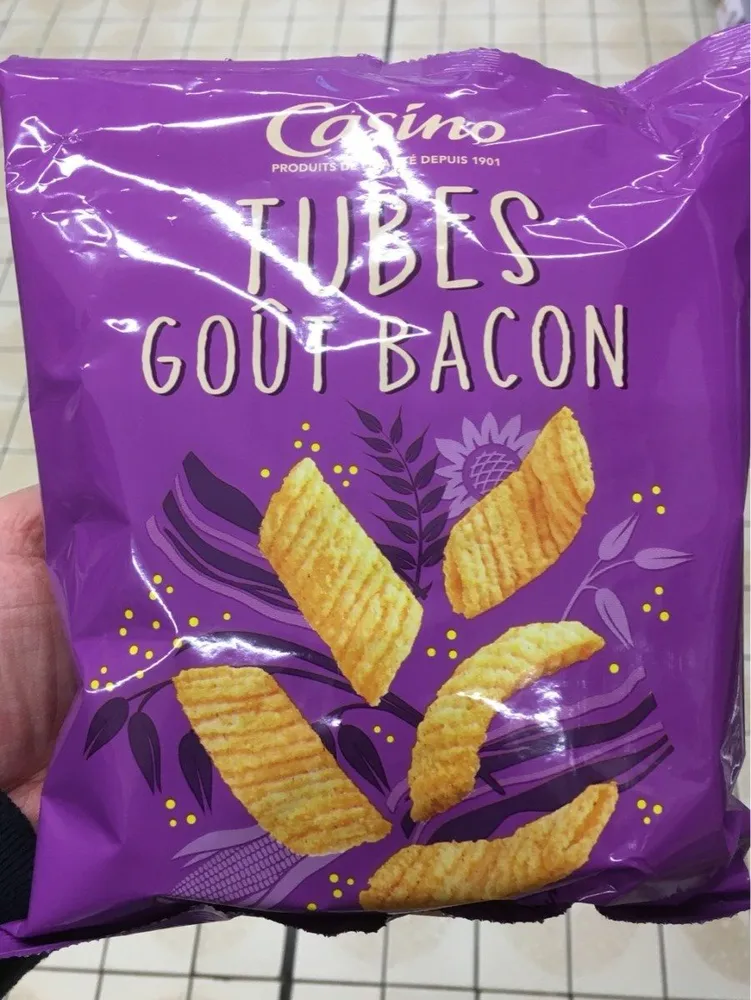Tubes goût Bacon - A l'huile de tournesol