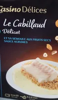 Cabillaud sauce agrumes et semoule aux fruits secs