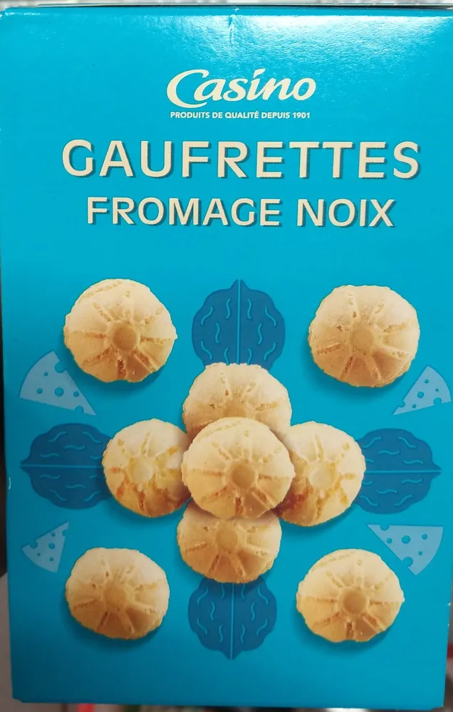 Gaufrettes Noix Fromage 75g.