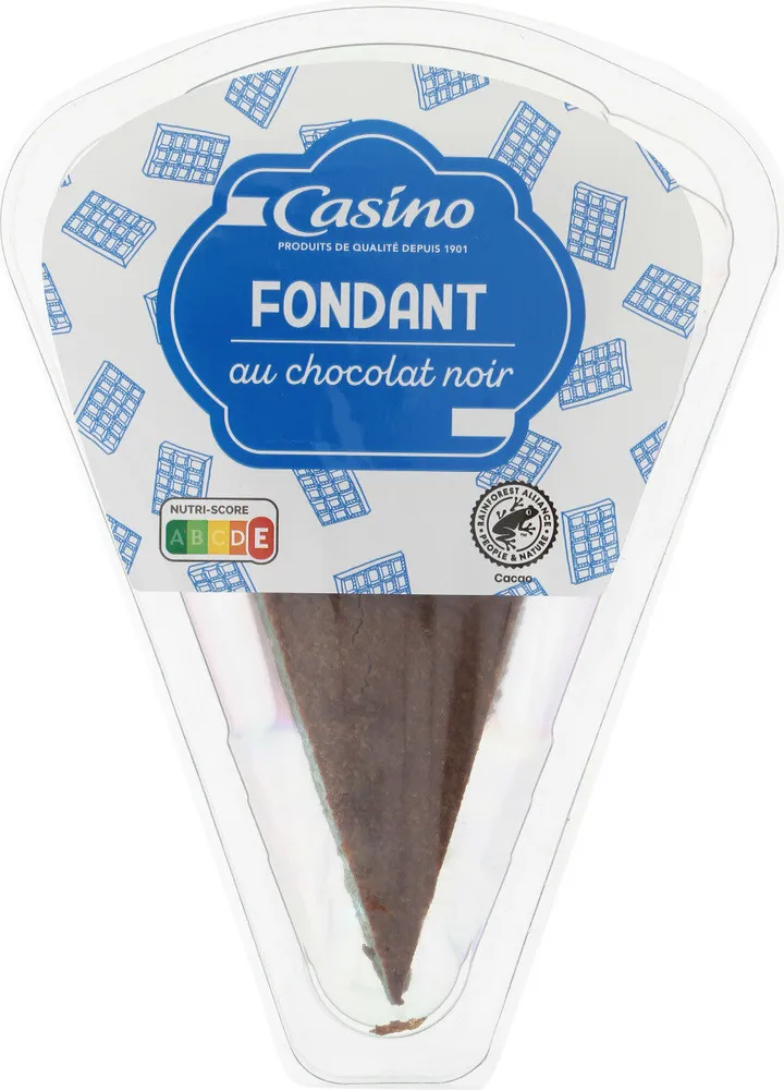 Fondant au chocolat noir