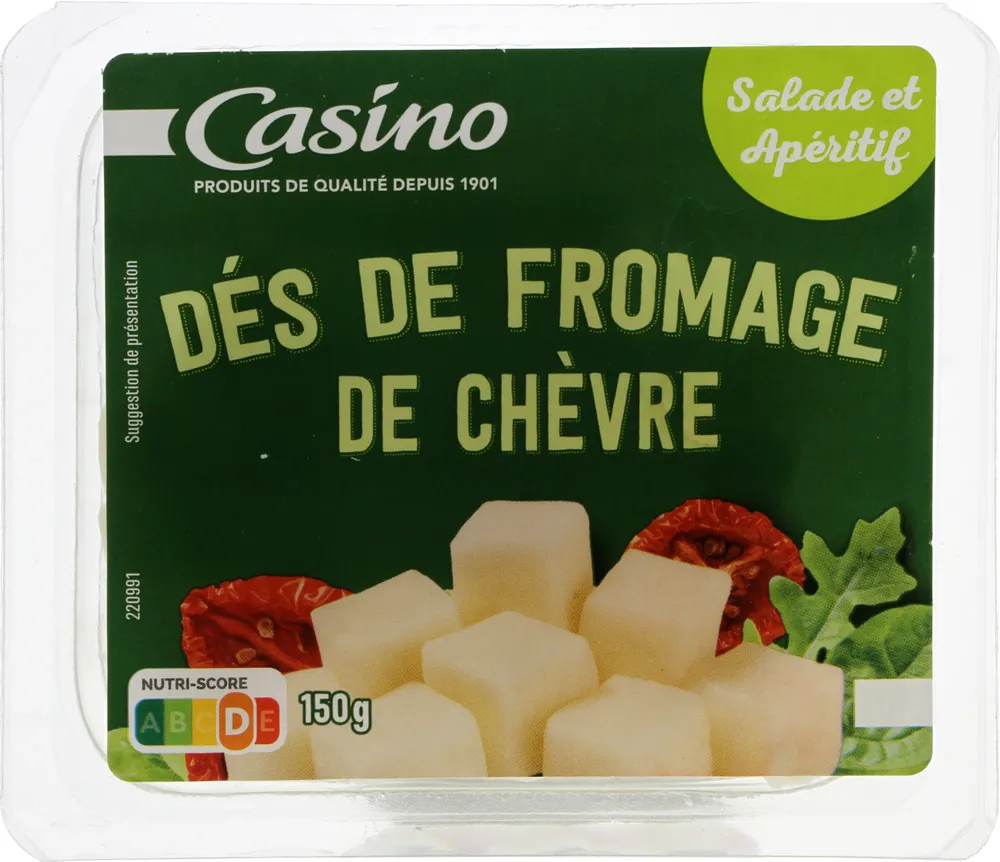Dés de fromage de chèvre Apéritif & Salade