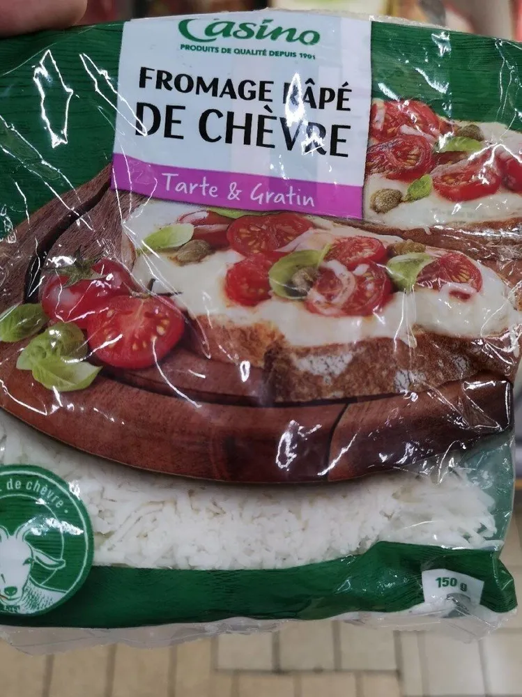 Fromage râpé de chèvre