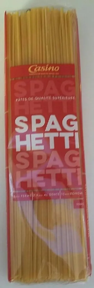 SPAGHETTI Pâtes de Qualité Supérieure