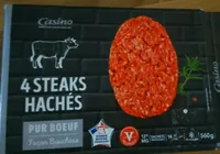 4 steaks hachés pur boeuf façon bouchère
