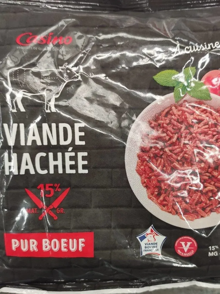 Viande hachée pur bœuf à cuisiner