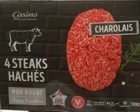 4 steaks hachés Charolais