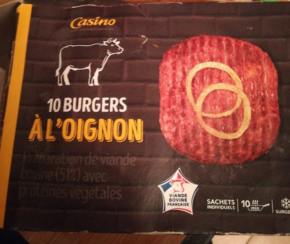 Burgers oignon
