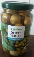 Olives vertes dénoyautées