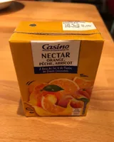 Nectar orange, pêche, abricot
