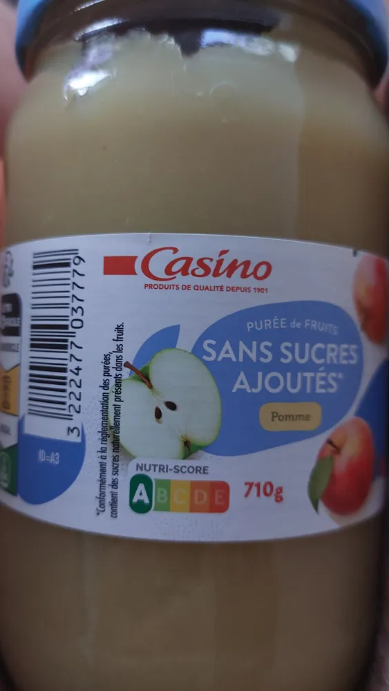 Bocal purée de pomme