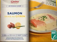 Saumon sauce au citron