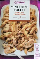 Mini penne poulet sauce aux champignons