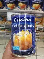 Cocktail 4 fruits au sirop léger
