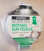 Mothais sur feuille au lait cru de chèvre