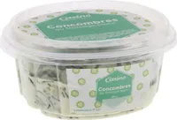 Concombre assaisonné au fromage blanc et ciboulette