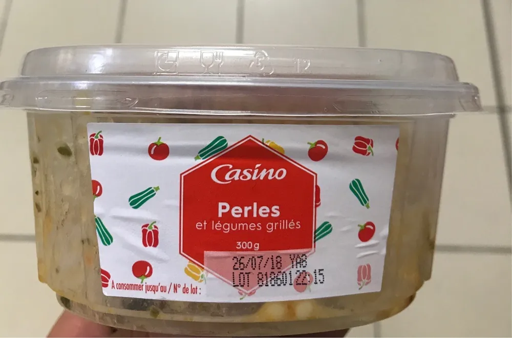 Salade perles et légumes grillés