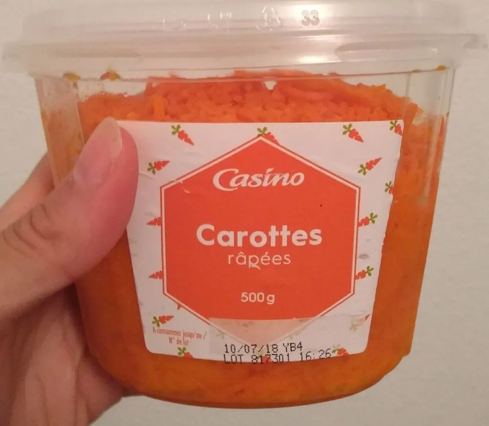 Carottes râpées