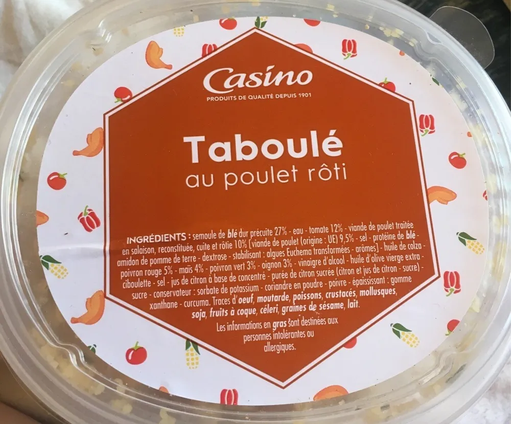 Taboulé poulet