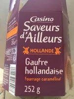 Gaufres Hollandaises fourrage caramélisé