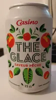 Thé glacé saveur pêche