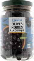 Olives noires à la grecque