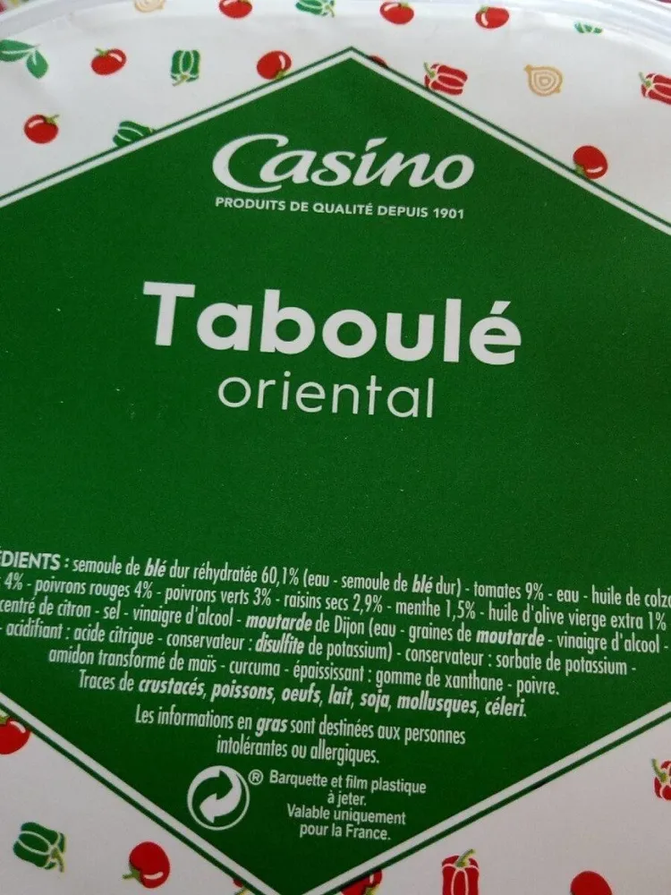 Taboulé oriental