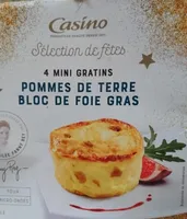 4 mini gratins pommes de terre bloc de foie gras