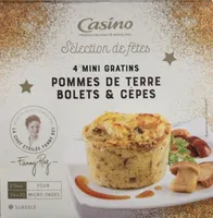 4 mini gratins pommes de terre bolets & cèpes