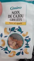 Noix de cajou grillées sans sel ajouté