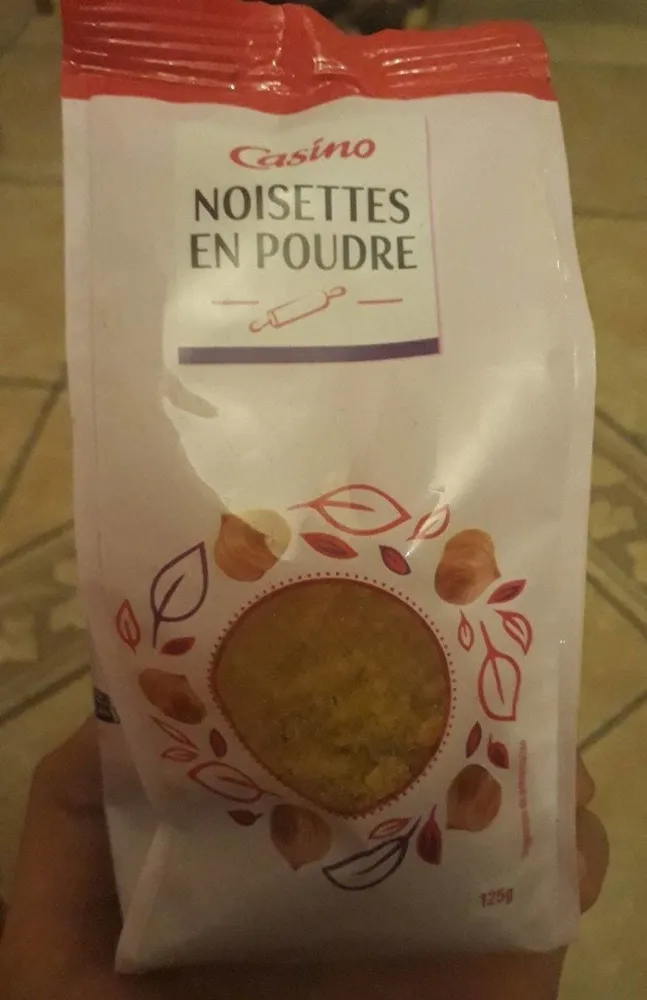 Noisettes en poudre
