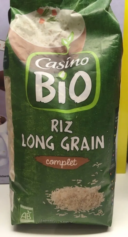 Riz complet long grain bio