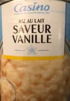 Riz au lait saveur vanille