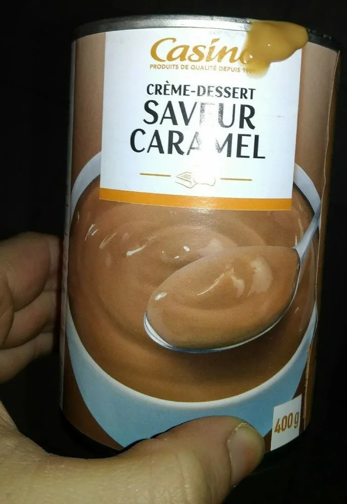 Crème dessert saveur caramel