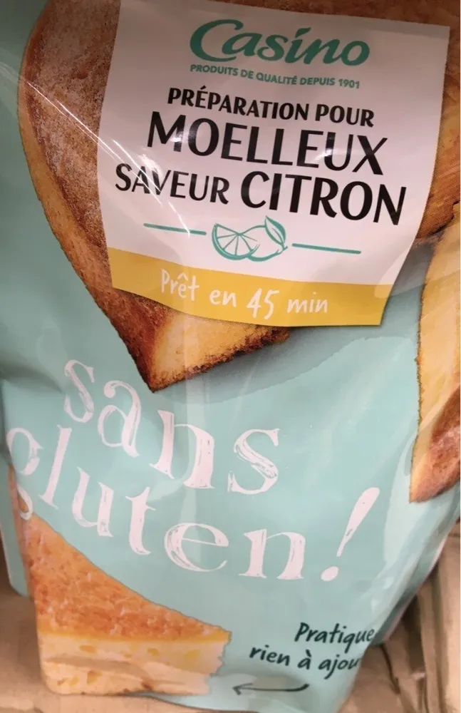 Préparation pour Moelleux saveur Citron sans gluten