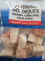 Poissons Nordiques Saumon, Cabillaud, Colin