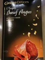 viande de boeuf Angus séché 10 tranches