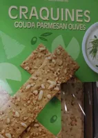 Craquines Gouda Parmesan Olive