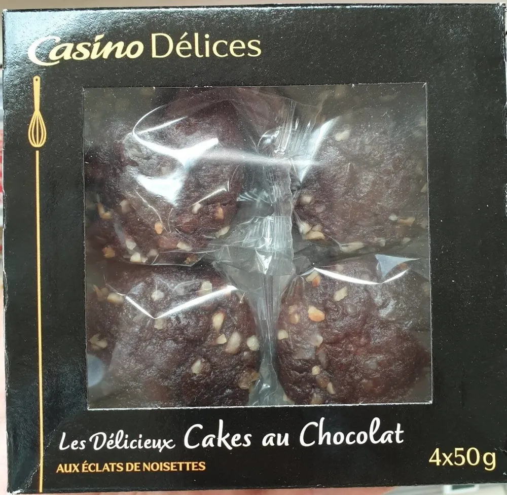Les Délicieux cakes au chocolat aux éclats de noisettes