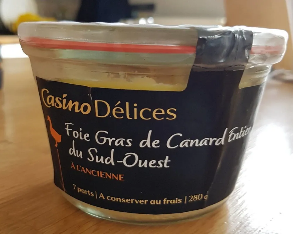 Bocal de foie gras entier de canard du Sud-Ouest