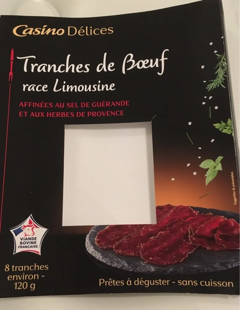 Tranches de boeuf