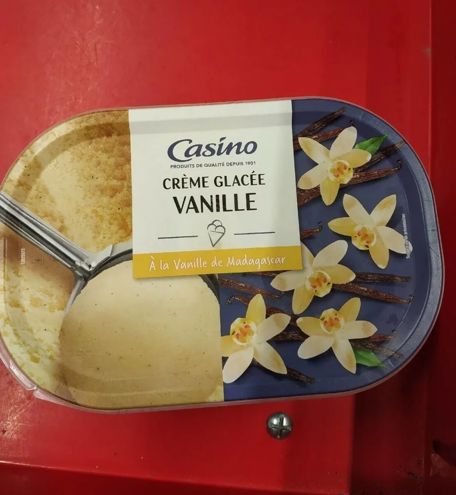 Crème glacée Vanille A la vanille de Madagascar