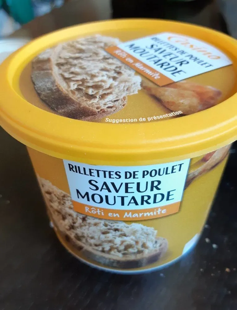 Rillettes de poulet saveur moutarde
