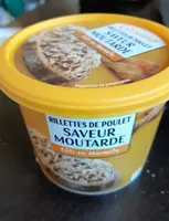 Rillettes de poulet saveur moutarde