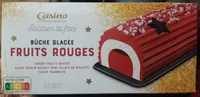 Bûche glacée fruits rouges
