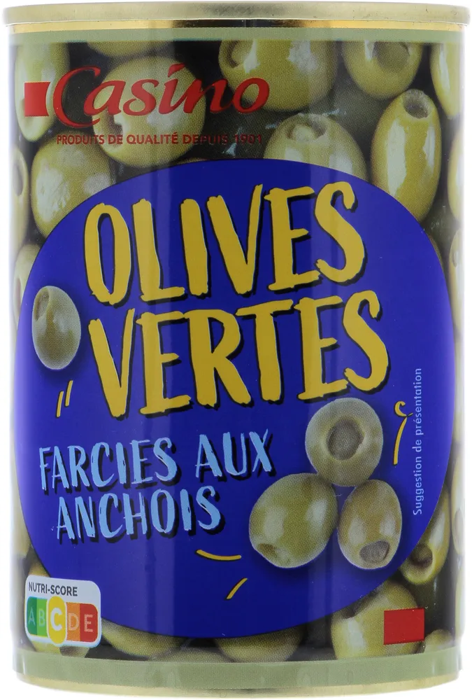 Olives vertes farcies anchois