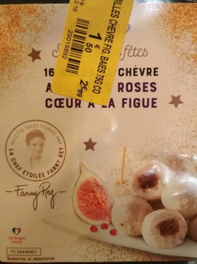 Billes de chèvre figues