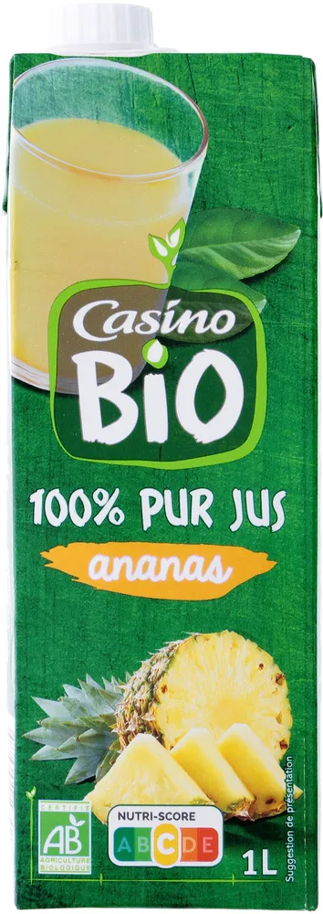 jus d'ananas bio